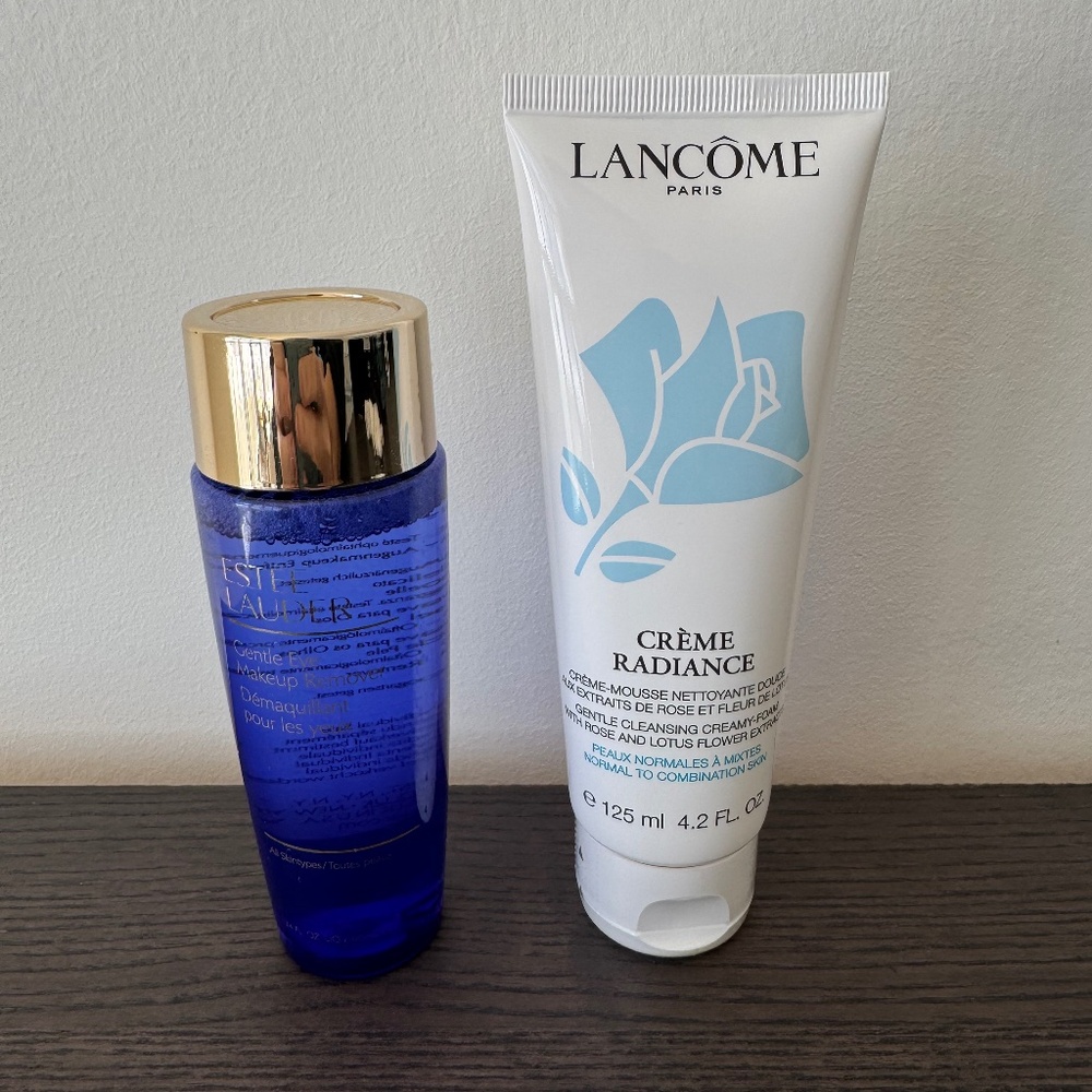 Brand new Lancome cleanser and Estée Lauder makeup remover